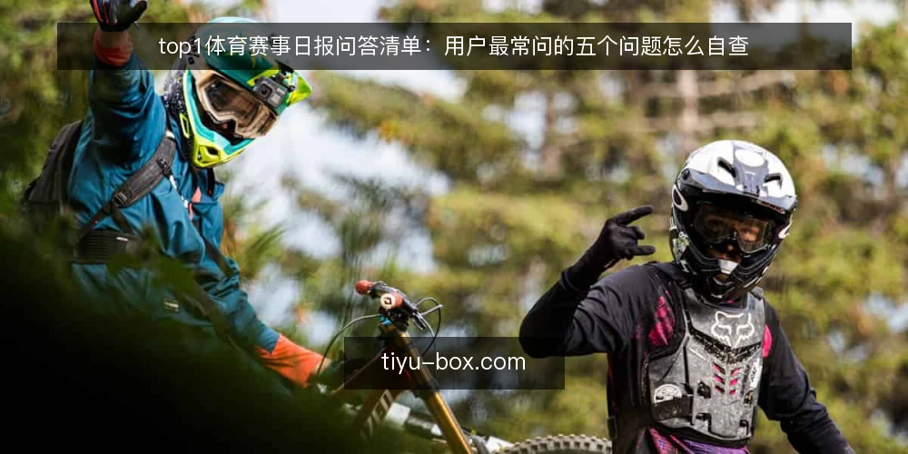top1体育赛事日报问答清单:用户最常问的五个问题怎么自查 — 为什么现在要做这份审计 配图